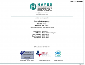 Sample Lab Report